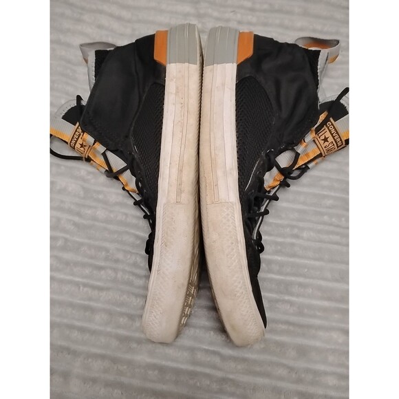 Converse Men's CTAS Ultra Mid Black Grey Tangelo Hi-Top Trainers Size 10 Mens - Picture 9 of 11